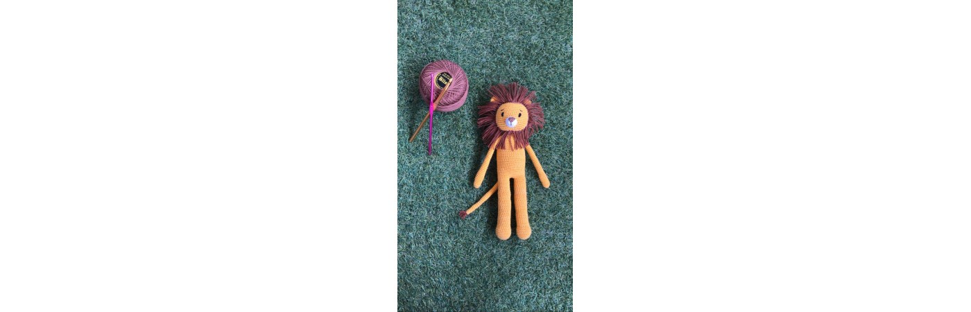 Leo The Lion Crochet Doll